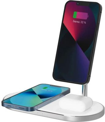 Беспроводное зарядное устройство LYAMBDA LWI11, USB type-C, USB, 35Вт, 1.67A, белый Беспроводное зарядное устройство LYAMBDA LWI11, USB type-C, USB, 35Вт, 1.67A, белый