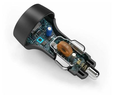 Автомобильное зарядное устройство HAMA H-210569,  USB,  1.67A,  черный [00210569]