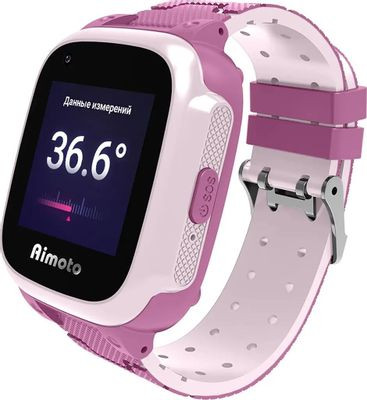 Смарт-часы Кнопка Жизни Aimoto Integra 4G,  1.3",  розовый/розовый [9600304](Б/У)