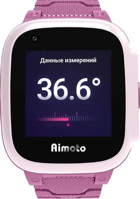 Смарт-часы Кнопка Жизни Aimoto Integra 4G,  1.3",  розовый/розовый [9600304](Б/У)