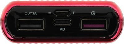 Внешний аккумулятор (Power Bank)  Vipe Onyx,  10000мAч,  красный [vppbonyx10khred]