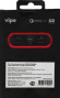 Внешний аккумулятор (Power Bank)  Vipe Onyx,  10000мAч,  красный [vppbonyx10khred]