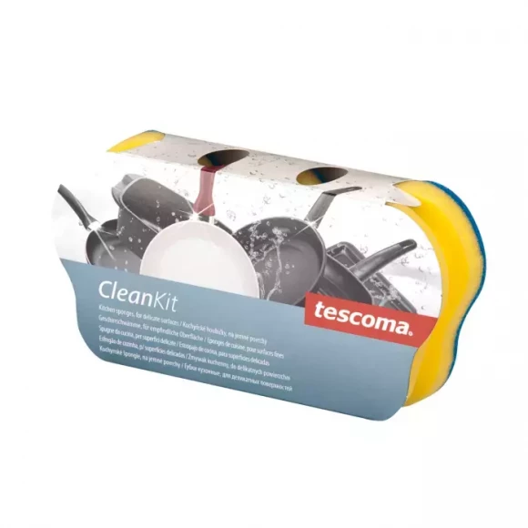 Губки кухонные Tescoma CLEAN KIT, для деликатных поверхностей Губки кухонные Tescoma CLEAN KIT, для деликатных поверхностей