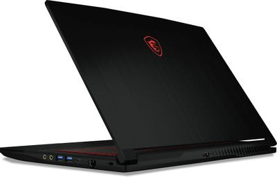 Ноутбук игровой MSI GF63 Thin 12UCX-1048XRU 15.6", IPS, Intel Core i5 12450H 2ГГц, 8-ядерный, 8ГБ DDR4, 256ГБ SSD,  NVIDIA GeForce  RTX 2050 - 4 ГБ, Free DOS, черный [9s7-16r821-1048]