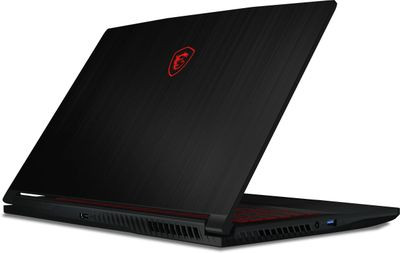 Ноутбук игровой MSI GF63 Thin 12UCX-1048XRU 15.6", IPS, Intel Core i5 12450H 2ГГц, 8-ядерный, 8ГБ DDR4, 256ГБ SSD,  NVIDIA GeForce  RTX 2050 - 4 ГБ, Free DOS, черный [9s7-16r821-1048]