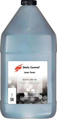 Тонер STATIC CONTROL B2375-1KG-OS, для Brother HL-2375, черный, 1000грамм, флакон Тонер STATIC CONTROL B2375-1KG-OS, для Brother HL-2375, черный, 1000грамм, флакон