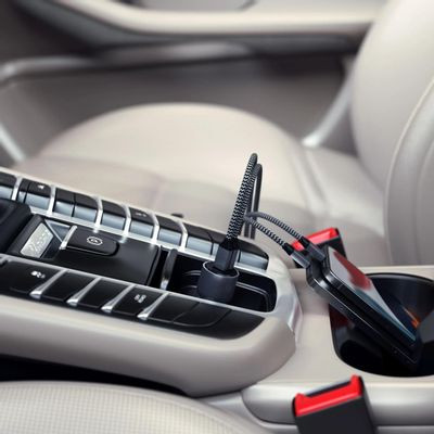 Автомобильное зарядное устройство  Satechi,  2xUSB type-C,  серый [st-u2c40ccm]