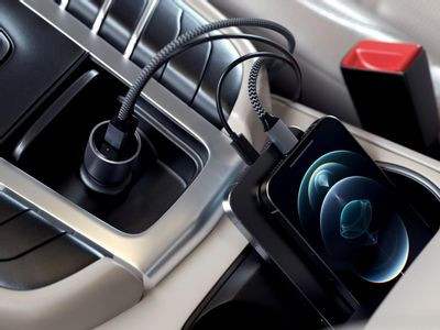 Автомобильное зарядное устройство  Satechi,  2xUSB type-C,  серый [st-u2c40ccm]