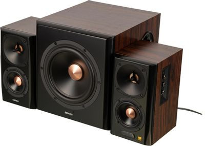 Колонки Bluetooth Edifier S360DB,  2.1,  коричневый