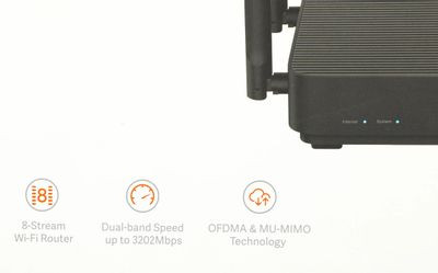 Роутер Xiaomi Mi Router AX3200,  AX3200,  черный [dvb4314gl]