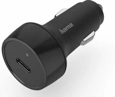 Автомобильное зарядное устройство HAMA H-183285,  USB type-C,  3A,  черный [00183285]