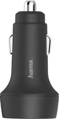Автомобильное зарядное устройство HAMA H-183285,  USB type-C,  3A,  черный [00183285]